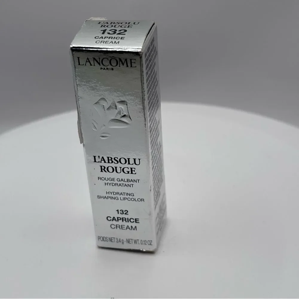 LANCOME L'Absolu Rouge 132 CAPRICE Cream Lipstick Full Size NIB